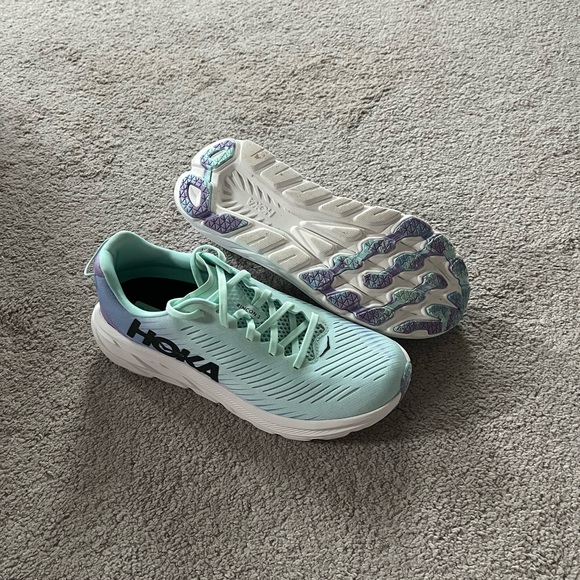 Hoka Mint and Lavender Athletic Shoes - Picture 3 of 6